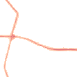 Night-time road noise heatmap for TR8 4LH