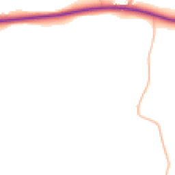 Daytime road noise heatmap for TR8 4LZ