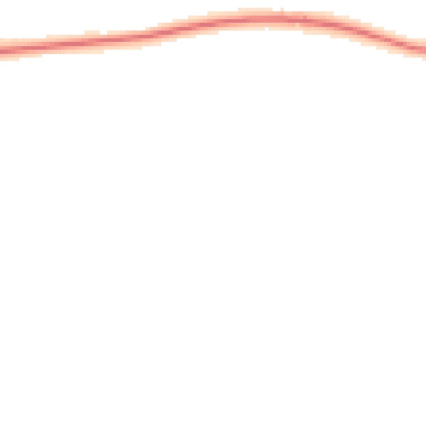 Night-time road noise heatmap for TR8 4LZ