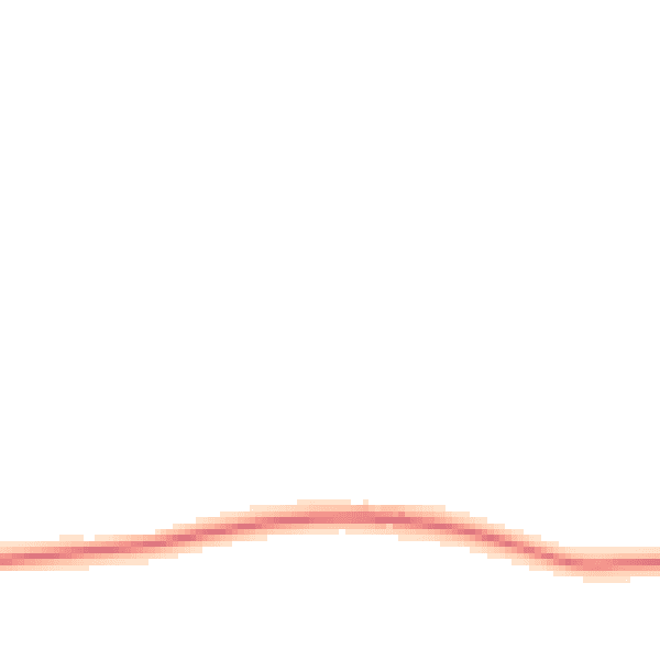 Night-time road noise heatmap for TR8 4NA