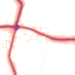 Daytime road noise heatmap for TR8 4NF