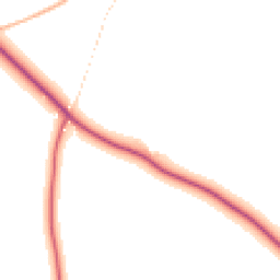 Daytime road noise heatmap for TR8 4PP