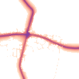 Daytime road noise heatmap for TR8 4QF