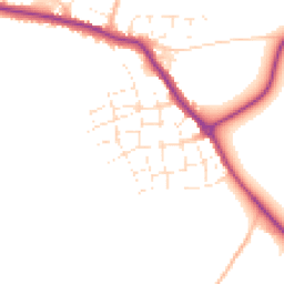 Daytime road noise heatmap for TR8 4QS