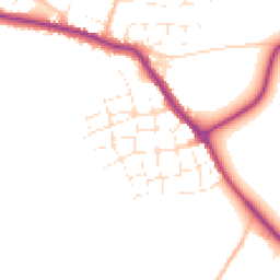 Daytime road noise heatmap for TR8 4QX
