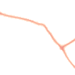 Night-time road noise heatmap for TR8 4RG