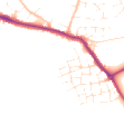 Daytime road noise heatmap for TR8 4RR