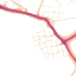 Daytime road noise heatmap for TR8 4RT