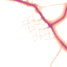 Daytime road noise heatmap for TR8 4SH