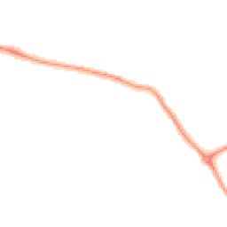 Night-time road noise heatmap for TR8 4TB