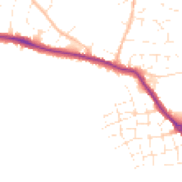 Daytime road noise heatmap for TR8 4TL