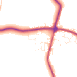 Daytime road noise heatmap for TR8 4TU