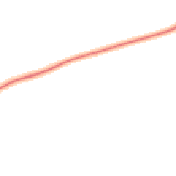 Night-time road noise heatmap for TR8 4UT