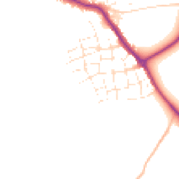 Daytime road noise heatmap for TR8 4UY