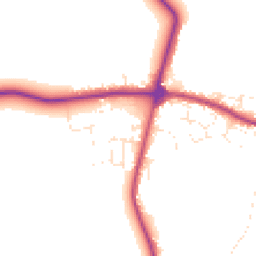 Daytime road noise heatmap for TR8 4WD