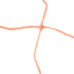 Night-time road noise heatmap for TR8 4WE