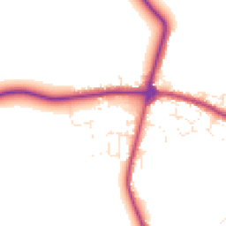 Daytime road noise heatmap for TR8 4WF