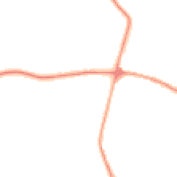 Night-time road noise heatmap for TR8 4WF