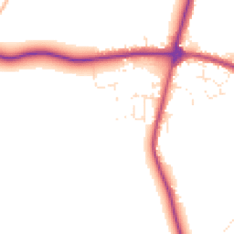 Daytime road noise heatmap for TR8 4WH