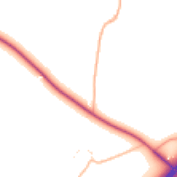 Daytime road noise heatmap for TR8 5AE