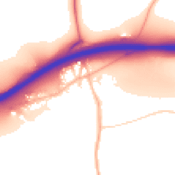 Daytime road noise heatmap for TR8 5AP