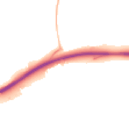 Night-time road noise heatmap for TR8 5AS