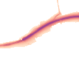 Night-time road noise heatmap for TR8 5AX