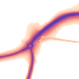 Daytime road noise heatmap for TR8 5AY