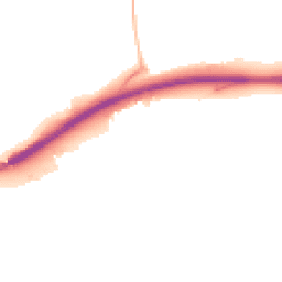 Night-time road noise heatmap for TR8 5DA