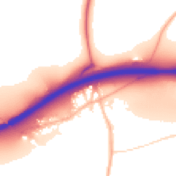 Daytime road noise heatmap for TR8 5EH