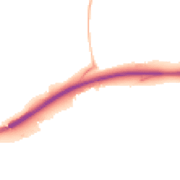 Night-time road noise heatmap for TR8 5EH