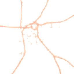 Daytime road noise heatmap for TR8 5FB