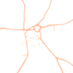 Daytime road noise heatmap for TR8 5FF