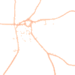 Daytime road noise heatmap for TR8 5FL