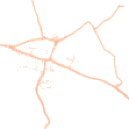 Daytime road noise heatmap for TR8 5FT