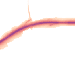 Night-time road noise heatmap for TR8 5FX