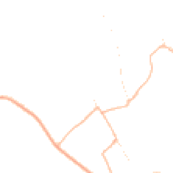 Daytime road noise heatmap for TR8 5HL
