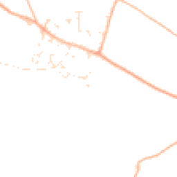 Daytime road noise heatmap for TR8 5JP