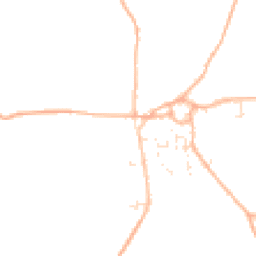 Daytime road noise heatmap for TR8 5LD
