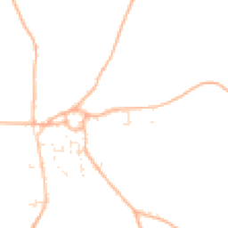 Daytime road noise heatmap for TR8 5LT