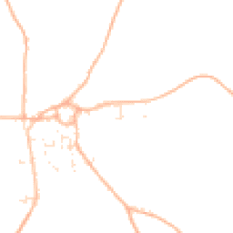 Daytime road noise heatmap for TR8 5LU