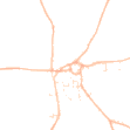 Daytime road noise heatmap for TR8 5NB