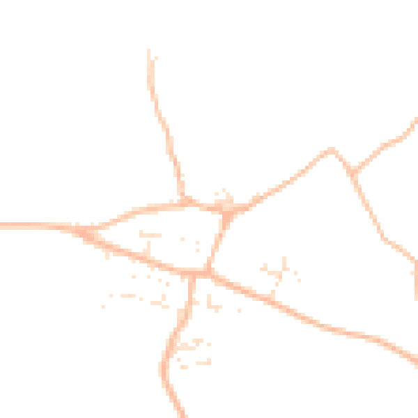 Daytime road noise heatmap for TR8 5RA