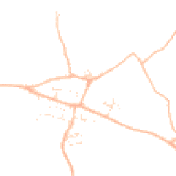 Daytime road noise heatmap for TR8 5RR