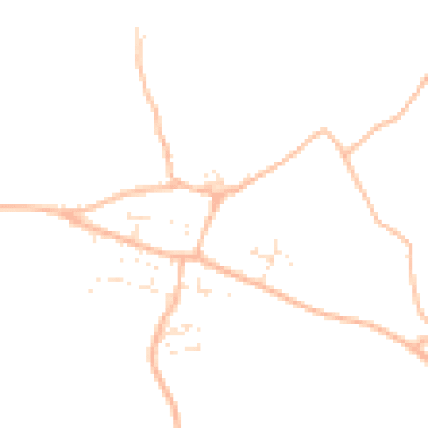Daytime road noise heatmap for TR8 5RR