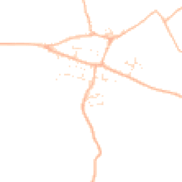 Daytime road noise heatmap for TR8 5RU
