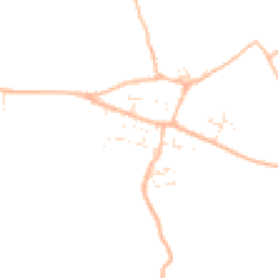 Daytime road noise heatmap for TR8 5RY