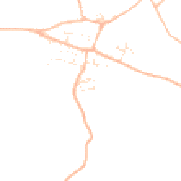 Daytime road noise heatmap for TR8 5SR