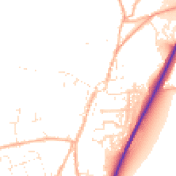 Daytime road noise heatmap for TR9 6AG
