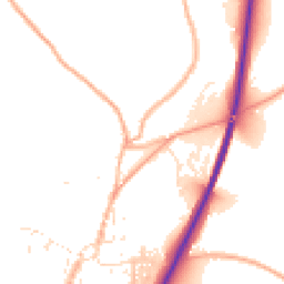 Daytime road noise heatmap for TR9 6BB